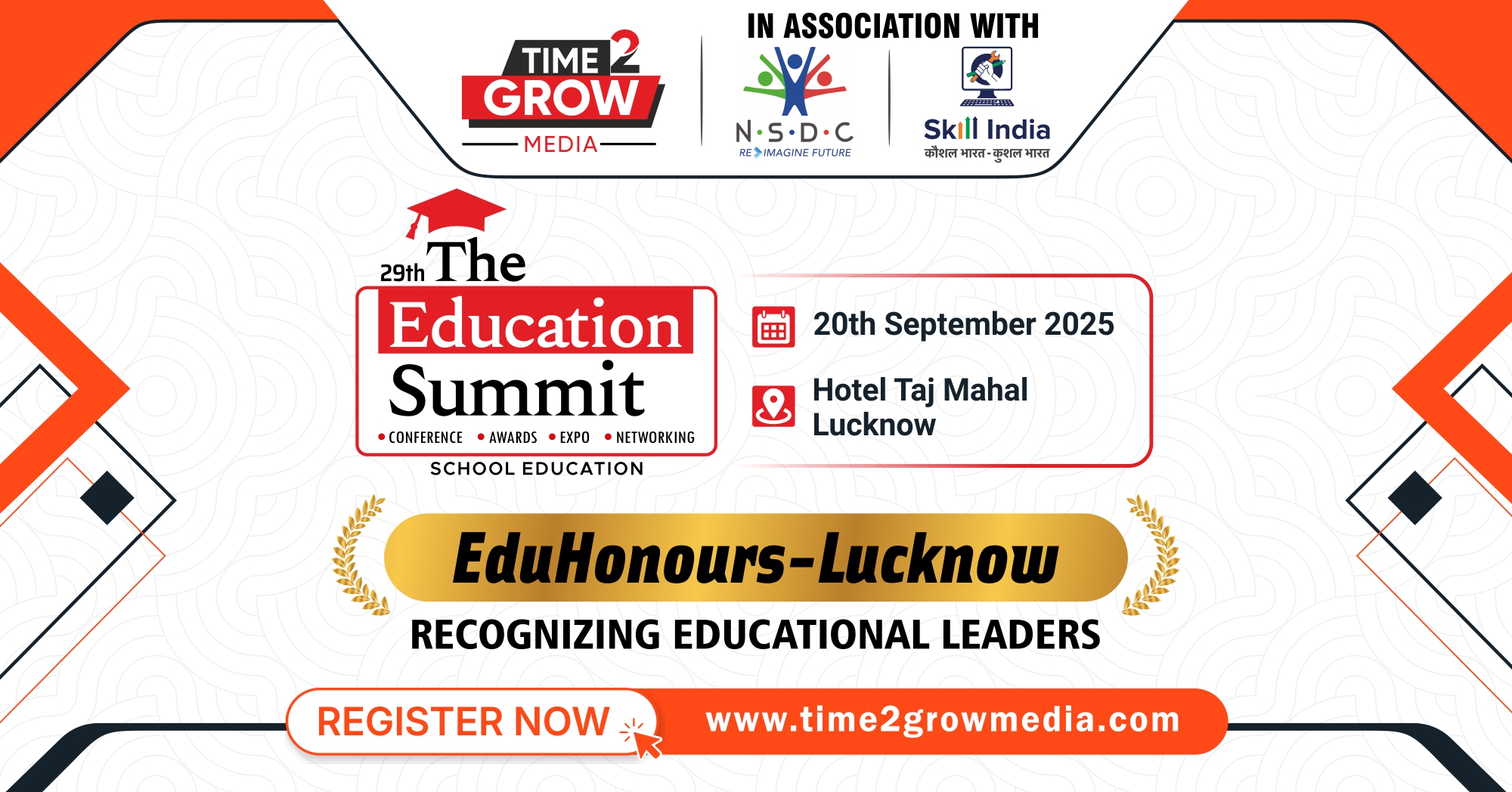 EduHonours-Lucknow | 29th 'The Education Summit', Lucknow - Time2Grow Media